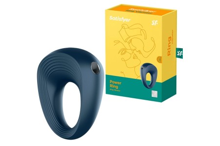 Эрекционное кольцо на пенис Satisfyer Rings, силикон, синий 5,5 см