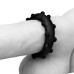 Черное эрекционное кольцо Power Plus Cock Ring с шипами - фото 3