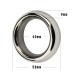 Металлическое эрекционное кольцо Stainless Steel Metal Silver Cockring 1,5 in - фото 2