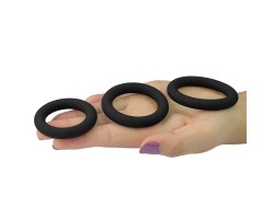 Набор из 3 эрекционных колец Power Plus Soft Silicone Snug Ring 