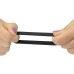 Набор из 3 плоских эрекционных колец Power Plus Soft Silicone Pro Ring черного цвета - фото 3