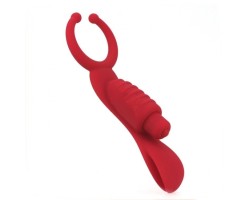 Универсальный вибромассажер Scorpion Multi-use Pleasure Tool красный