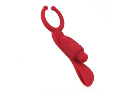 Универсальный вибромассажер Scorpion Multi-use Pleasure Tool красный
