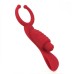 Универсальный вибромассажер Scorpion Multi-use Pleasure Tool красный - фото