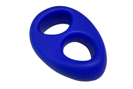 Двойное эрекционное кольцо x-men голубое