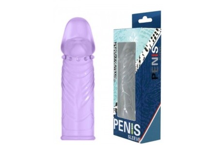 Насадка на пенис пурпурная Penis Sleeve
