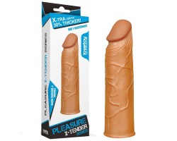Насадка на пенис мулат Super-Realistic Penis Extension Sleeve