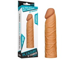 Удлиняющая насадка на пенис Super-Realistic Penis Extension Sleeve мулат