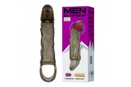 Насадка на пенис удлиняющая Men Extension с вибрацией