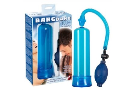 Помпа для пениса Bang Bang blue