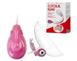 Помпа автоматическая для стимуляции клитора и малых половых губ с вибрацией