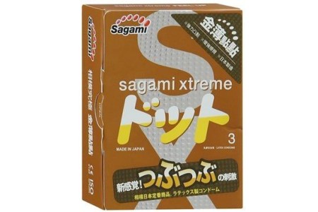 Презервативы усиливающие ощущения Sagami Xtreme Feel Up 3 шт