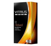 Презервативы Vitalis №12 Ribbed ребристые