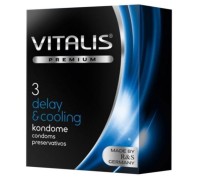 Презервативы Vitalis №3 Delay cooling с охлаждающим эффектом