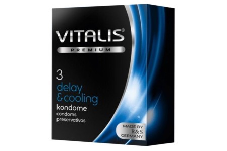 Презервативы Vitalis №3 Delay cooling с охлаждающим эффектом