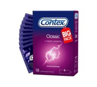 Презервативы Contex №18 Classic классические с силиконовой смазкой 