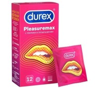 Презервативы Durex №12 Pleasuremax с ребрами и пупырышками для стимуляции обоих партнеров