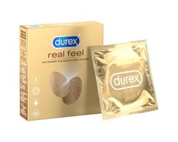 Презервативы Durex №3 Real Feel с эффектом кожа к коже