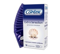 Презервативы Contex №12 Extra Sensation (с крупными точками и ребрами)