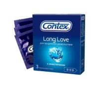 Презервативы Contex №3 Long Love с анестетиком