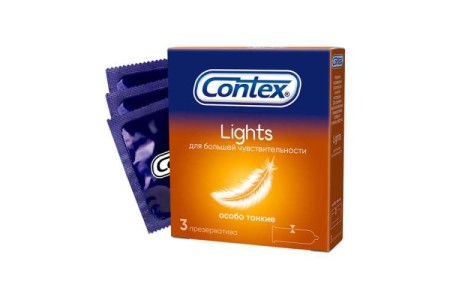Презервативы Contex №3 Lights особо тонкие
