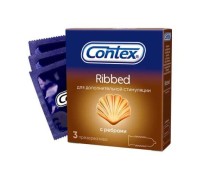 Презервативы Contex №3 Ribbed с ребрами