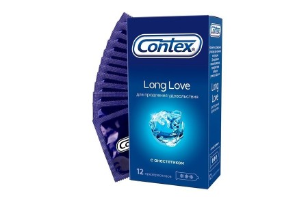 Презервативы Contex №12 Long Love с анестетиком