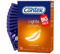 Презервативы Contex №18 Lights особо тонкие с силиконовой смазкой 
