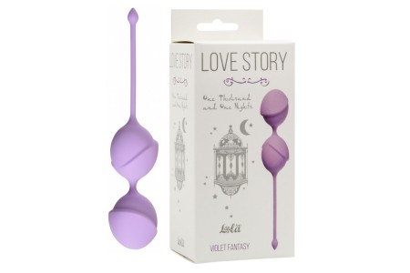 Вагинальные шарики Love Story One Thousand and One Nights Violet