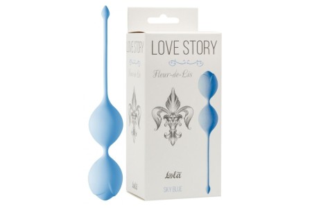 Вагинальные шарики Love Story Fleur-de-lisa Sky Blue