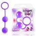Вагинальные шарики Kegel ball фиолетовые - фото