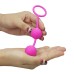 Вагинальные шарики Kegel ball розовые - фото 4