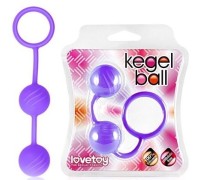 Вагинальные шарики Kegel ball пурпурные 
