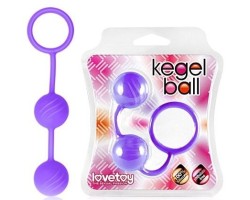 Вагинальные шарики Kegel ball пурпурные 