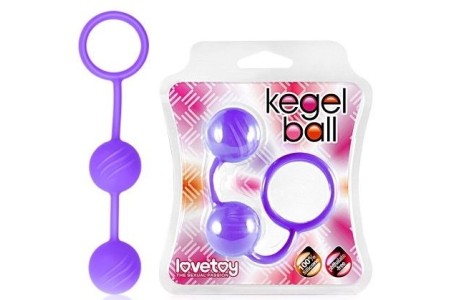 Вагинальные шарики Kegel ball пурпурные