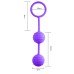 Вагинальные шарики Kegel ball фиолетовые - фото 1