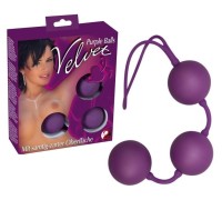 Шарики вагинальные 3 шт Velvet Balls Triple