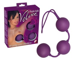 Шарики вагинальные 3 шт Velvet Balls Triple