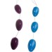 Анально-вагинальные шарики на веревке голубые - фото 1