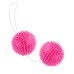 Анально-вагинальные шарики с мягкими шипами розовые - фото 3