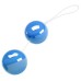 Анально-вагинальные шарики Twins Ball голубые - фото 3