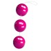 Три вагинальных шарика на сцепке Sexual Balls розовые - фото 4