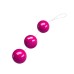 Три вагинальных шарика на сцепке Sexual Balls розовые - фото 3