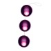 Три вагинальных шарика на сцепке Sexual Balls фиолетовые - фото 2