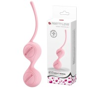 Вагинальные шарики со смещённым центром тяжести Pretty Love Kegel Tighten Up I, розовые