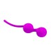 Вагинальные шарики со смещённым центром тяжести Pretty Love Kegel Tighten Up I, пурпурные - фото 5