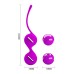 Вагинальные шарики со смещённым центром тяжести Pretty Love Kegel Tighten Up I, пурпурные - фото 2