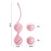 Вагинальные шарики со смещённым центром тяжести Pretty Love Kegel Tighten Up I, розовые - фото 2