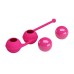Утяжелённые вагинальные шарики со смещённым центром тяжести розовые - фото 3