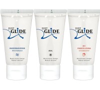 Набор из 3 гелей-любрикантов на водной основе Just Glide, 3 х 50 мл